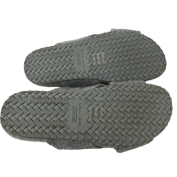 Cole Haan Women’s Size 7.5 Gray Mojave Criss-Cross Wool Comfy Slingback Slippers - Picture 7 of 8